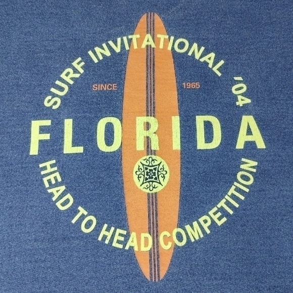 Vtg Breezin' Up Kids Surf Womens Small Sweatshirt USA Crop Surfer Girl Sun Faded - Picture 3 of 7